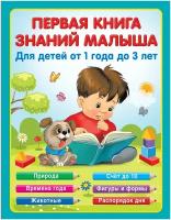 Первая книга знаний малыша для детей от 1 года до 3 лет Виноградова Н.А