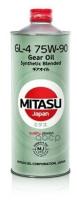 Масло Трансмиссионное Mitasu Gear Oil Gl-4 75w90 Полусинтетическое 1 Л Mj4431 Mitasu арт. MJ4431