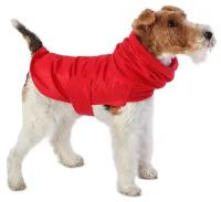 Попона для собак Монморанси "Попона с горлом", цвет: красный, размер L2