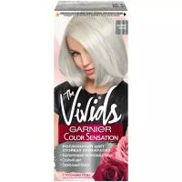 GARNIER Color Sensation The Vivids стойкая крем-краска для волос, Платиновый металлик, 110 мл