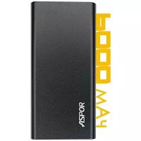 Внешний аккумулятор Power Bank 6000 мАч чёрный