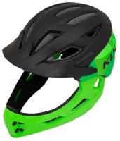 Велошлем Kellys Sprout Fullface black/green 47-51