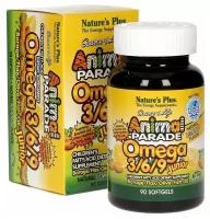 Natures Plus Animal Parade Omega 3/6/9 Junior 90 капс (Natures Plus) Лимон