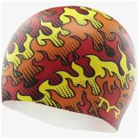 Шапочка силиконовая TYR Flame Silicone Swim Cap