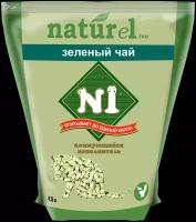 Комкующийся наполнитель N1 Naturel Зеленый чай, 4.5л