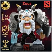 Дота 2 фигурка Зевс / Dota 2 игрушка Zeus / Дота герой (коллекционная подарочная игрушка ручная модель из набора) 12см