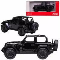 Машина металлическая 1:43 JEEP Wrangler Rubicon, цвет черный 59000B