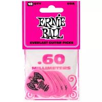 Набор медиаторов 0.60 mm ERNIE BALL 9179 Everlast 12 шт./уп