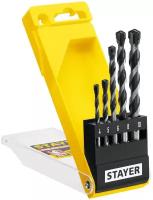 STAYER ProHammer, 5 шт: d 4-5-6-8-10 мм, набор сверл по бетону, Professional (2915-H5)