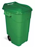 Контейнер для мусора пластик. 120л, зелёный TAYG (424007)