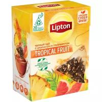 Чай черный Lipton Tropical Fruit в пирамидках, 20 шт