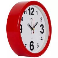 Часы настольные Рубин В4-002 красный
