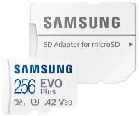 Карта памяти microSDXC 256GB Samsung EVO Plus (MB-MC256KA/RU)