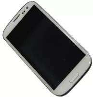 Дисплей для Samsung i9300 модуль в сборе с тачскрином <белый>