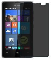 Microsoft Lumia 532 Dual SIM защитный экран пленка гидрогель конфиденциальность (силикон) Одна штука