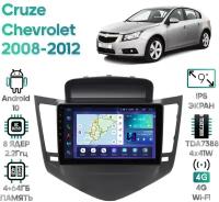 Штатная магнитола Wide Media Chevrolet Cruze 2008 - 2012 / Android 10, 9 дюймов, 4/64GB, 8 ядер, TDA7388, DSP
