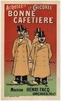 Постер / Плакат / Картина Рекламный плакат - La Chicoree Bonne Cafetiere 40х50 см в подарочном тубусе