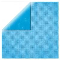 Бумага для скрапбукинга Rayher "Double dot", цвет Небесный голубой, двухсторонняя, 30,5х30,5 см