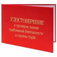 Удостоверение о проверке знаний требований безопасности и охраны труда - ЦентрМаг