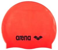 Шапочка для плавания Arena Classic Silicone, оранжевая