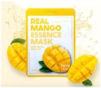 Маска тканевая увлажняющая с экстрактом манго FARMSTAY Real Mango Essence Mask 23ml*10шт