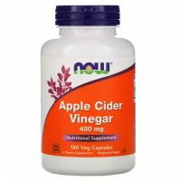NOW Foods Apple Cider Vinegar 450 mg - Яблочный уксус 180 вегетарианских капсул