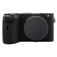 Силиконовый противоударный чехол MyPads для фотоаппарата Sony Alpha ILCE-6600 ультра-тонкий из мягкого качественного силикона черный