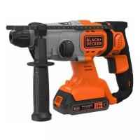 Аккумуляторный перфоратор SDS Plus 18В, 5500 уд/мин, 1.6 Дж, 1x4 Ач, чемодан BLACK+DECKER BCD900M1K