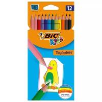 Карандаши цветные 12цв 6-гран Bic Tropicolors 832566