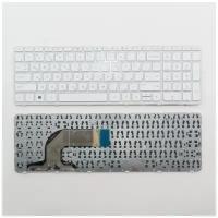 Клавиатура для ноутбука HP Pavilion 15-e белая с рамкой