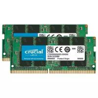 Оперативная память Crucial 32 ГБ (16 ГБ x 2 шт.) DDR4 2666 МГц SODIMM CL19 CT2K16G4SFD8266