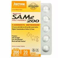 Jarrow Formulas SAMe 200 mg (S-дисульфат тозилат 200 мг) 20 таблеток (Jarrow Formulas)