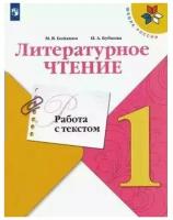 Литературное чтение. 1 класс. Работа с текстом. Бойкина