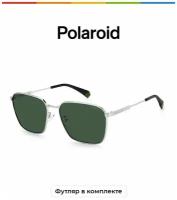 Солнцезащитные очки Polaroid Polaroid PLD 4120/G/S/X 010 UC PLD 4120/G/S/X 010 UC, зеленый, серый