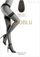 Чулки Oroblu Chic Up, 15 den, размер 3, бежевый