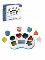 Сортер Наша Игрушка "Shape Sorter", свет, звук, на 3 батарейках АА, не входят в комплект, в коробке (RJ6805A)