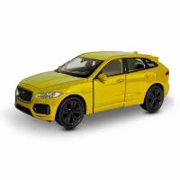 Машинка WELLY JAGUAR F-PACE Золотой / модель машины 1:38 с пружинным механизмом