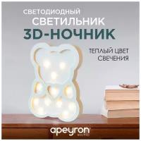 Светильник-ночник Apeyron Мишка 12-176