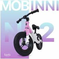 Беговел Nuovita Mobinni N2, Bianco Rosa/Бело-розовый