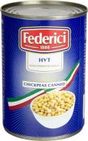 Нут (горох) консервированный FEDERICI Chickpeas canned, 425 мл