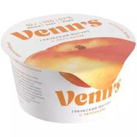 Venn's йогурт греческий с персиком 0.1%, 130 г