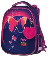 Ранец Berlingo Expert Max «Magic butterfly» 37×28×16см, 2 отделения, анатомическая спинка, дождевик в комплекте