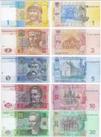Комплект банкнот Украины, состояние UNC (без обращения), 2013-2016 г. в