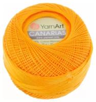 Пряжа YarnArt Canarias, 100 % хлопок, 20 г, 203 м, 10 шт., 5307 оранжевый 203 м
