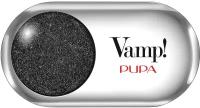 Тени для век Pupa Make Up Vamp! Metallic, Тени с эффектом металлик, 301 Ледяной черный