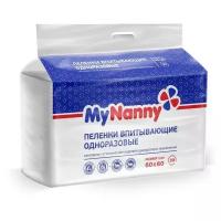 MyNanny Пеленки впитывающие одноразовые "Medmil" Эконом 60х60 см.(упаковка 30 штук)