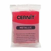 Пластика полимерная запекаемая 'Cernit METALLIC' 56 г (400 красный)