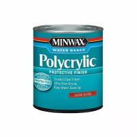 Полиуретановый лак на водной основе Minwax Polycrylic Protective Finish 237 мл Глянцевый 25555