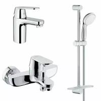 Комплект смесителей для ванной 3 в 1 Grohe Eurosmart Cosmopolitan S-Size, хром