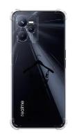 Противоударный силиконовый чехол на Realme C35 / Реалми C35 с рисунком Style is a way black